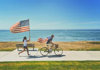 People at the beach